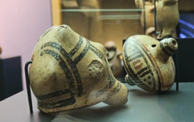 Ocarina con forma de caracol.