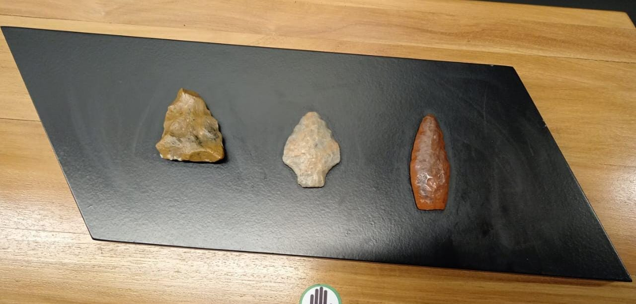 Punta de proyectil Clovis.